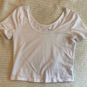 White crop top